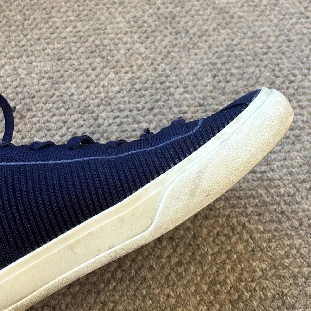 Rothy’s Lace Up Sneakers Blue Size 8